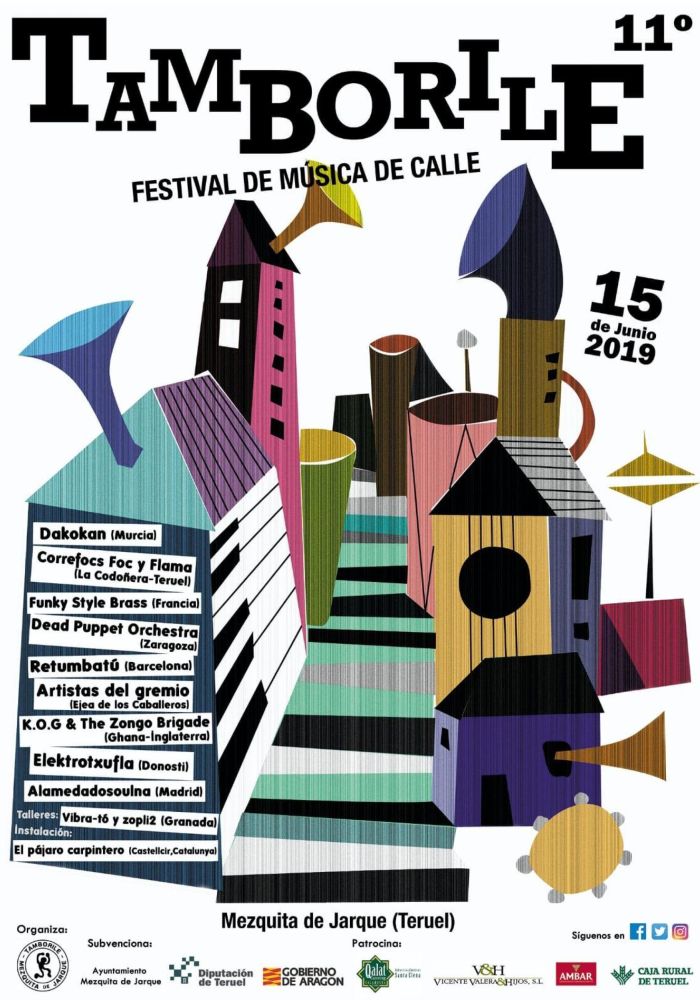 Tamborile - diseño de cartel del festival