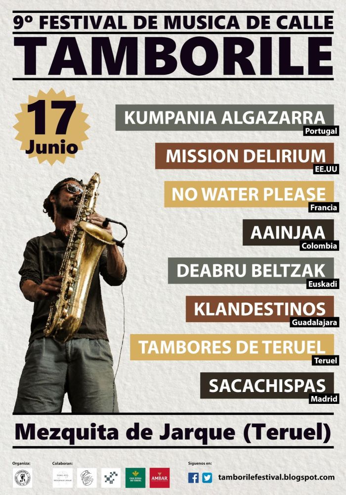 Tamborile - diseño de cartel del festival