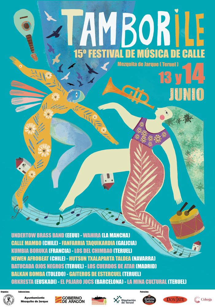 Tamborile - diseño de cartel del festival