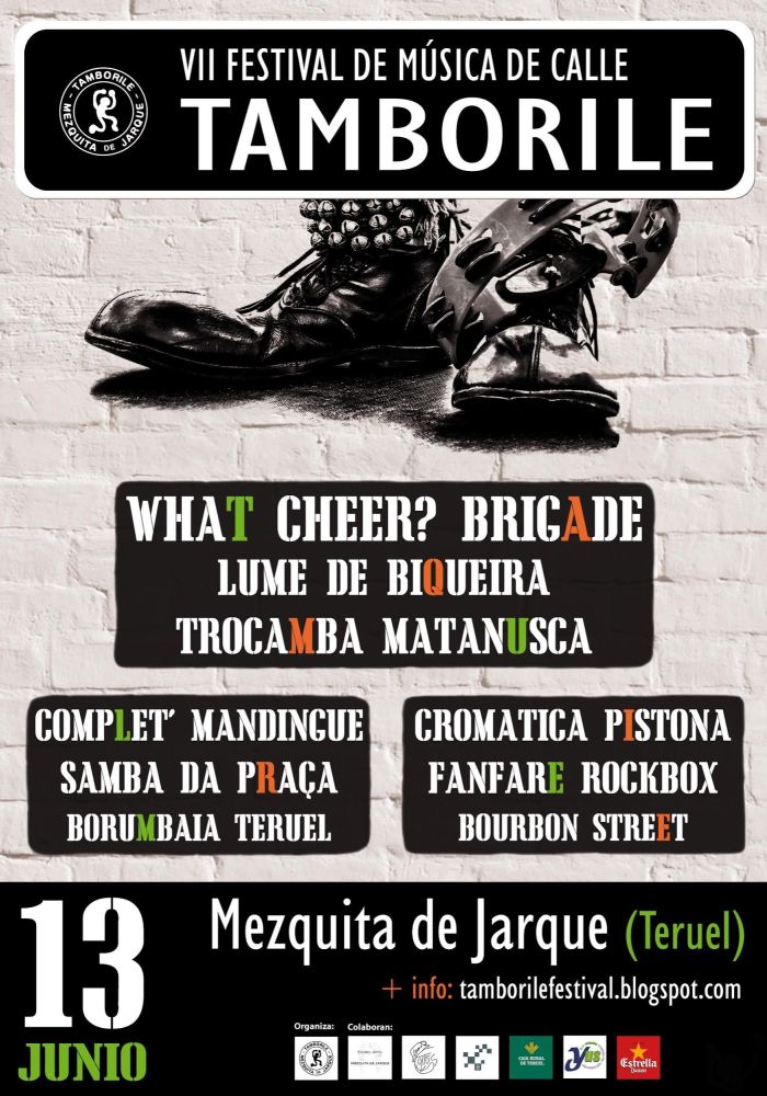 Tamborile - diseño de cartel del festival