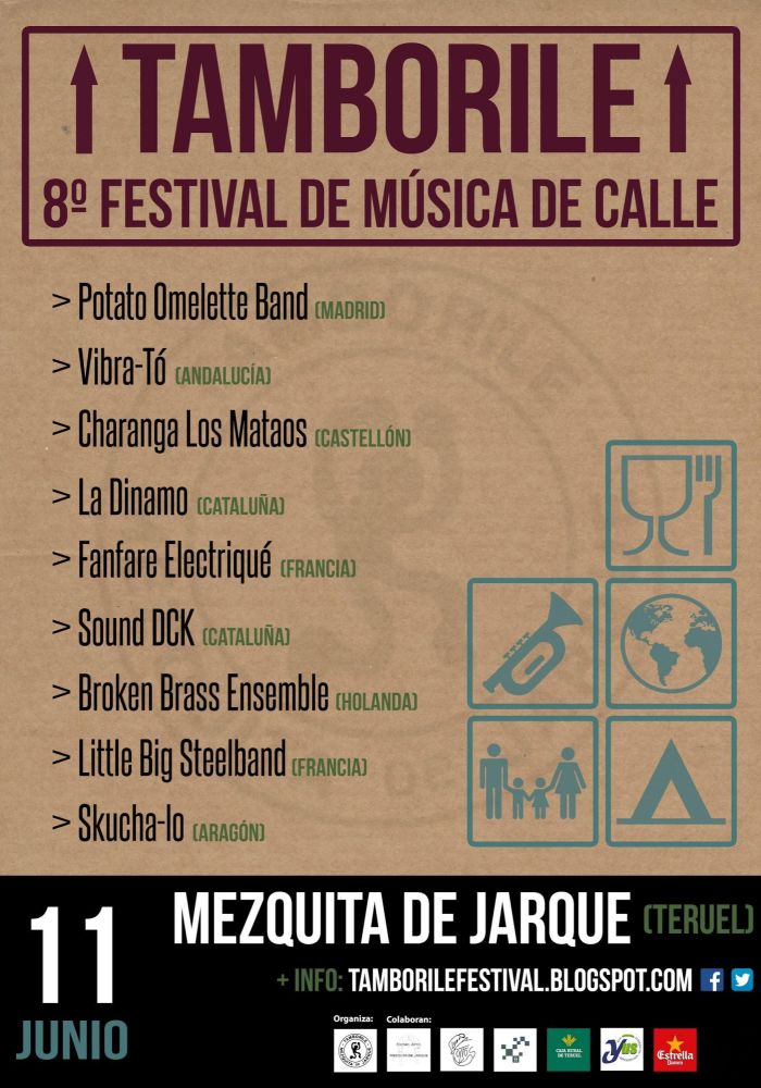 Tamborile - diseño de cartel del festival