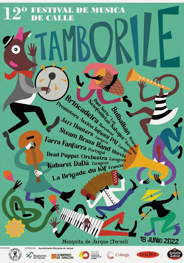 Tamborile - diseño de cartel del festival