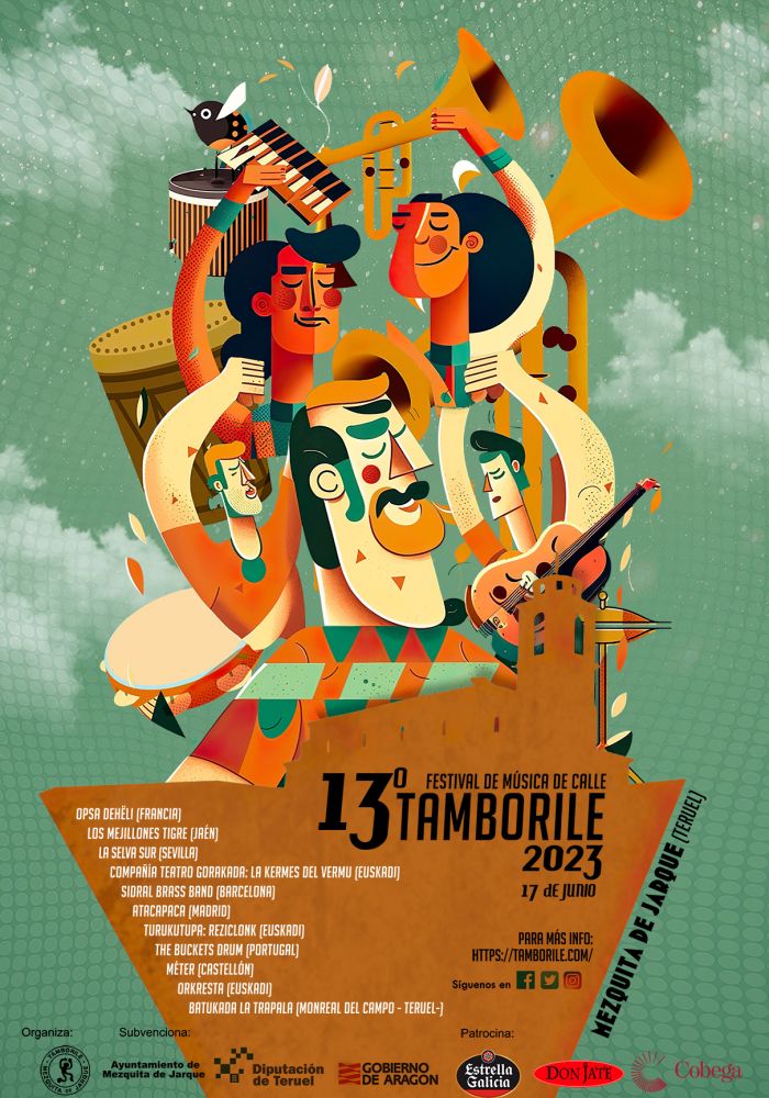 Tamborile - diseño de cartel del festival